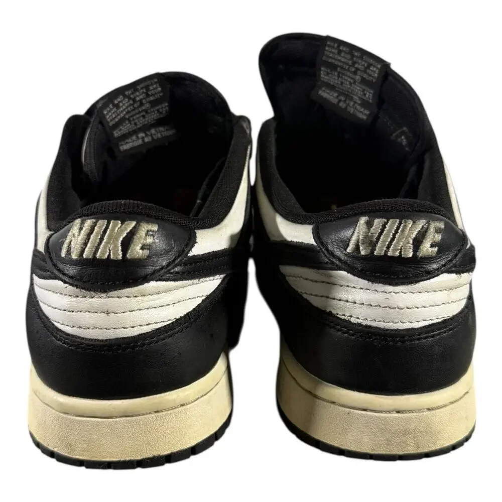 Nike Dunk Low Vintage Panda Mens Size 11 Sneakers FQ8899 100 White Black